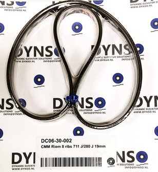 CMM Belt 8 ribs 711 J/280 J, 19mm