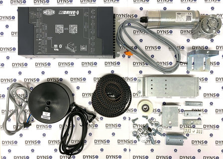 DYNSO/M universeel MiDrive ombouwpakket deuraandrijving, Linksopenend, 400kg deurpanelen.