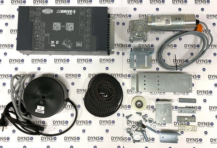 DYNSO/M universeel MiDrive ombouwpakket deuraandrijving, Rechtsopenend, 400kg deurpanelen.