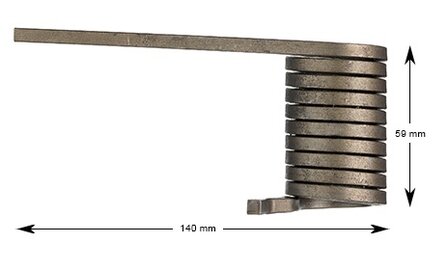 Schindler QKS9 Door Spring Left for Rod