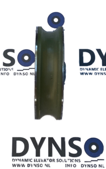 Selcom deurrol 56mm, versterkt met metalen wangen voor glazen deuren