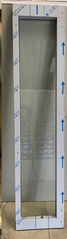Selcom 2 doorpanels RVS with safetyglaxles, size a panel 475*2110mm