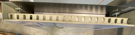 Selcom 2 doorpanels RVS with safetyglaxles, size a panel 475*2110mm