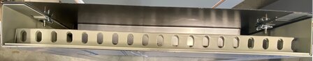 Selcom 2 doorpanels RVS with safetyglaxles, size a panel 475*2110mm