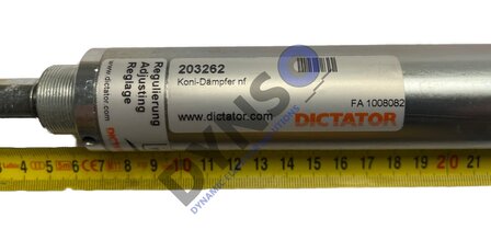 Dictator deurdranger, type 203262, totale lengte= 530mm