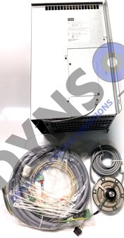 KONE KDL16L-12A-400V frequency control replacement set, including Tacho, 12V/7Ah battery and wiring