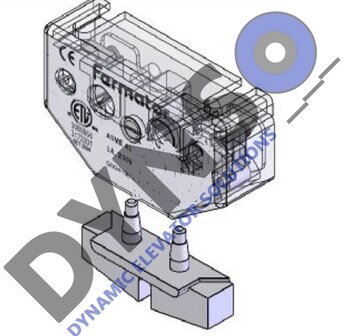 Fermator doorcontact 60mm with bridge