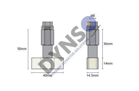 Fermator doorguide 40mm