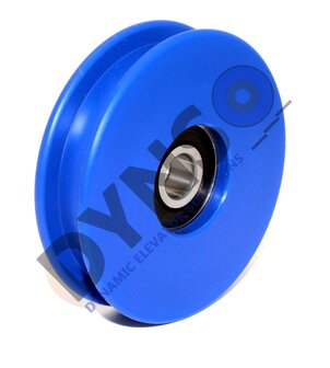 DYNSO Haushahn doorroller straight rail 70mm
