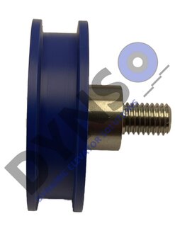 DYNSO FORSID Monitor doorroller flat rail, 58/50X16MM, axle M10