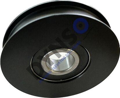 DYNSO Mitsubishi T&uuml;rrolle 84mm f&uuml;r halbrunde Schiene, Mittelloch 20mm