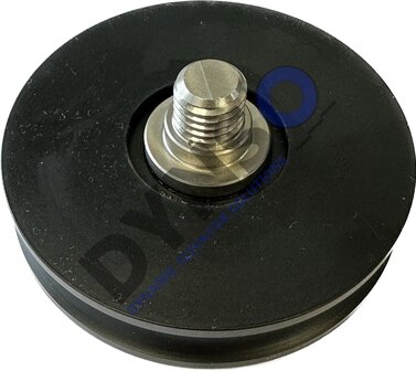 DYNSO Mitsubishi T&uuml;rrolle 72mm f&uuml;r Rundschiene mit M12 Achse (als Ersatz f&uuml;r genietete T&uuml;rrolle)