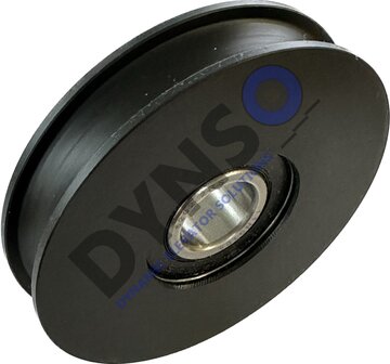 DYNSO Mitsubishi T&uuml;rrolle 72mm f&uuml;r halbrunde Schiene, Achsloch 15mm