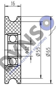 DYNSO Meiller Rollen 65mm