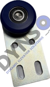 DYNSO Schindler door roller Qks 8 straight with 18mm offset outside, 40mm