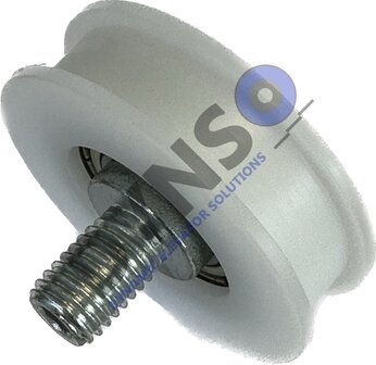 Fermator doorroller 50/11 centric, 56mm, with axle M12 (for rail 11,5mm)