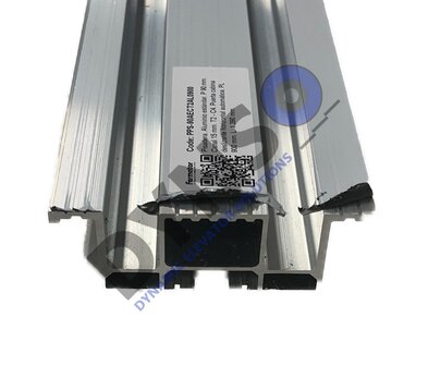 Fermator 40/10 Alu dorpel 900cm T2/C4 for cabine and Landingdoor