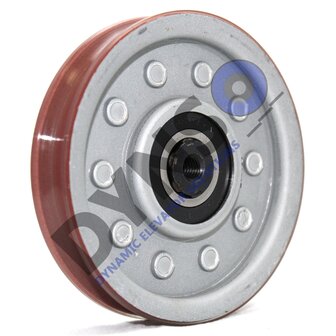 Kone Rollen AMD Rot 94mm, centrisch M8