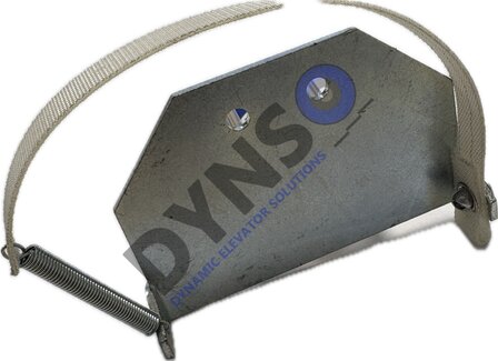 Selcom Brake tyre for door motor 380v Right with mounting bracket and tension spring