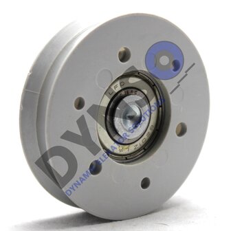 Meiller doorroller 65mm single groove with bolt M10(galvanized)