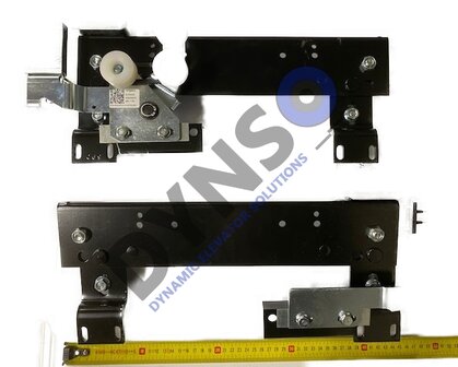Meiller complete cariageset for Landingdoor, TTS/K/STS/K 15-22 for heavy glaxle panelen, 40000044