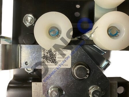 Meiller complete cariageset for Landingdoor, TTS/K/STS/K 15-22 for heavy glaxle panelen, 40000044