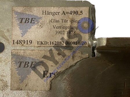 Meiller cariage for heavy glass panels, 39021428