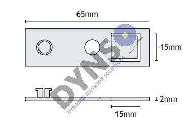 Meiller doorguide  65mm