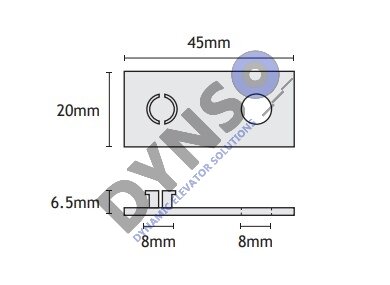 Meiller doorguide 45mm