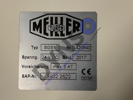 Meiller SGS1, safety control unit