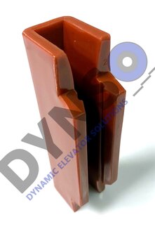 KONE F&uuml;hrungsschuh, 120 * 10,5 mm f&uuml;r Leiter 10 mm