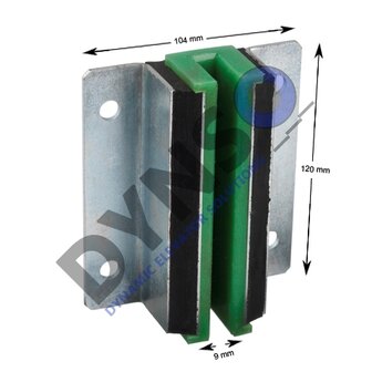 KONE Guide shoe with bracket KONE Monospace 9mm flat