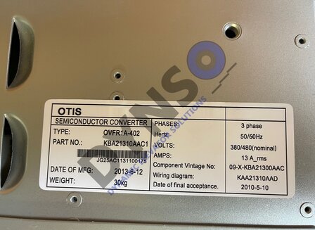 Otis ReGen OVFR2B-402 frequency inverter