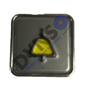 Schaefer push button MT42-2M, 12V, alarm, 34x34mm