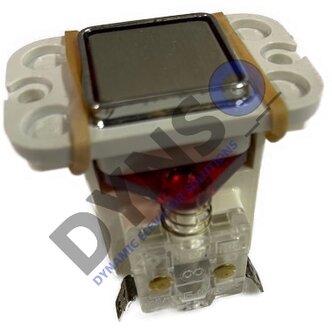 Dewhurst Drucktaster quadratisch, blank