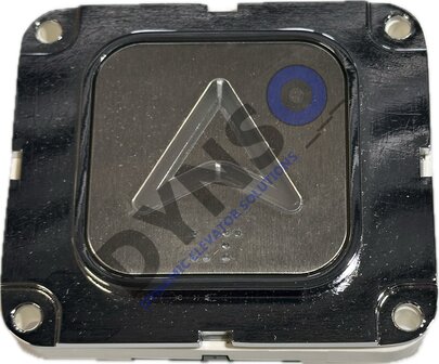 Dewhurst jumbo push button with braille, 24V, Op