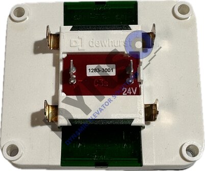 Dewhurst jumbo push button with braille, 24V, Op