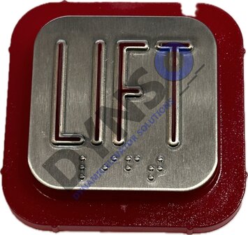 Dewhurst US90 C30 24 V mit roter Beleuchtung und LIFT-Markierungen