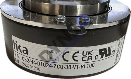 Lika hollow shaft encoder C82-H4-01024-ZCU-38-VT-RL100 (for shaft 38mm)