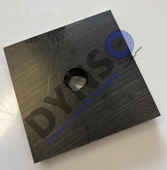 Buffer filler plate 125x125 thickness 20mm