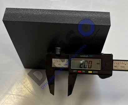 Buffer filler plate 125x125 thickness 20mm