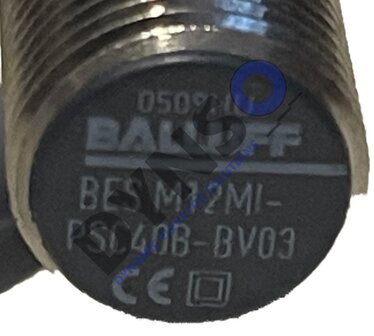 BALLUFF Inductive Sensor, 0509HU, output 3 wires, IP68, M12, Length connection wire =55cm