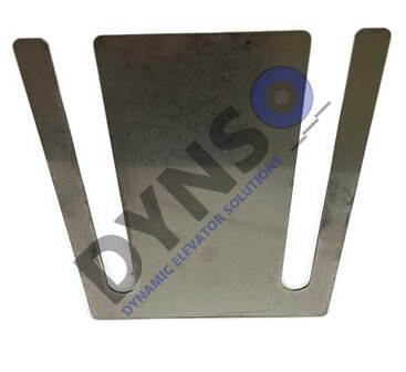 Slip lining stainless steel filler plate, 120x140x1mm