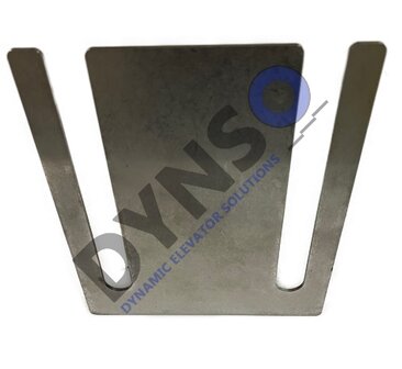Slip lining stainless steel filler plate, 120x140x2mm