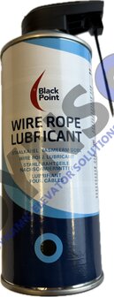 Black Point steel cable lubricant spray can, 400ml