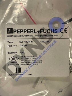 Speed ??sensor, Pepperl+Fuchs NC contact, NJ2-12GM-N