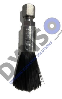 Round oil lubricant brush with nipple, type SPR-16 Perlon