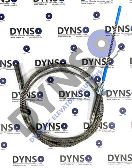 Starlift universal synchronization cable for cage door, shaft door and closing weight cable, 4mm x L=3 meters