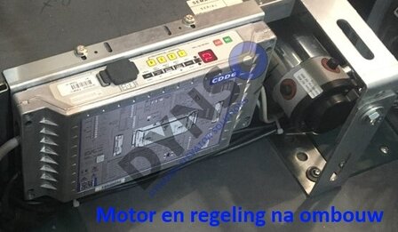 Sematic Cabin door drive replacement set CDD6, consisting of motor, control, cable set, Poulyset and 3 meter toothed belt.