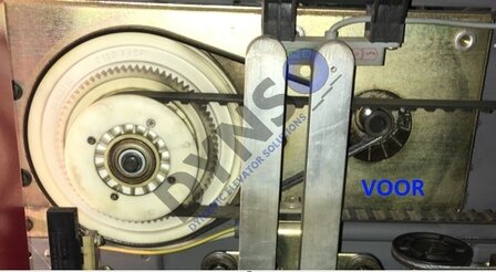 Sematic Cabin door drive replacement set CDD6, consisting of motor, control, cable set, Poulyset and 3 meter toothed belt.